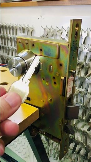 美和ロックU9のDZタイプシリンダーの取り外し方！【鍵屋】【カギ屋】 #shorts