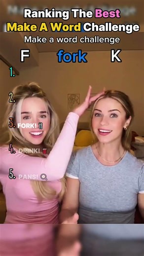 Ranking The Best/Funniest Make A Word Challenge moments 🗣️ #shorts #challenge #wordgame #funny