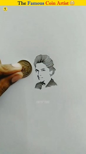 This Artist Draws Pictures With Real Coins #artist #coins #artwork #art #reelsvideoシ trendingartist | FACTS TIME