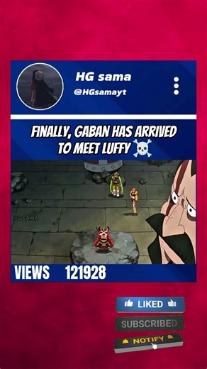gaban appearance in episode 1168 ☠️#onepiece #gaban #luffy #nami