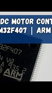 STM32F4 DC Motor controller using STM32F407 | ARM Cortex M4