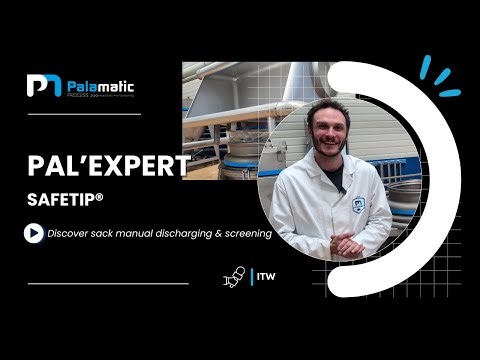 Discover our range of bag emptying machines with integrated Safetip® sieve