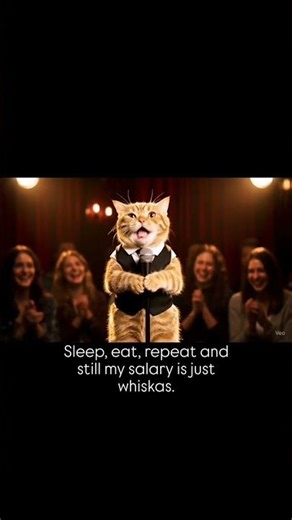 Cat Stand Up Comedy 😂 | Funniest Talking Cat Ever!#aishorts