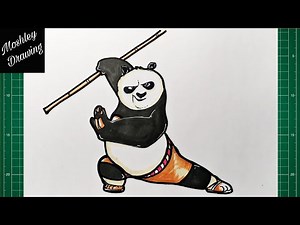 How to Draw Po from Kung Fu Panda