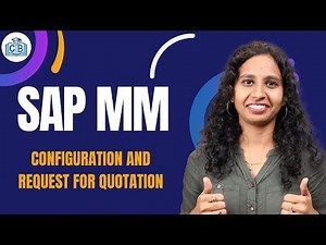 Configuration in SAP Material Management | Request for Quotation in SAP MM | SAP MM | CyberBrainer