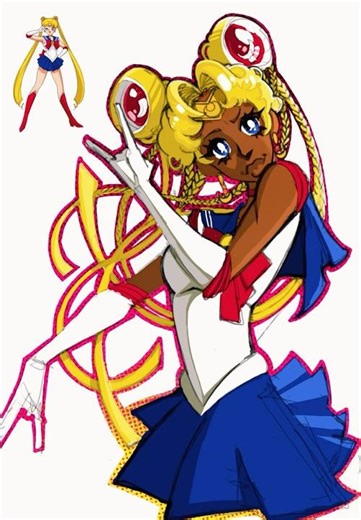 SHE IS THE ONE NAMED SAILOR MOON. Speed paint in procreate #art #speedpaint #draw #sailormoon #y2k