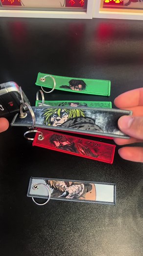 Introducing our new custom anime keychains ! #a#attackontitansl#leviackermant#thorfinnv#vinlandsagag#gutsb#berserka#aota#animev#vinlandsagaseason2