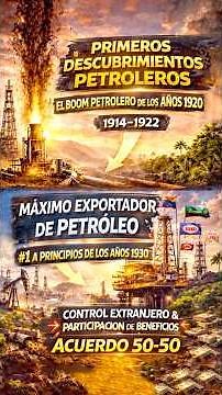 This is how oil began in Venezuela… and how it dominated the world in 1930 #Oil #Venezuela #history
