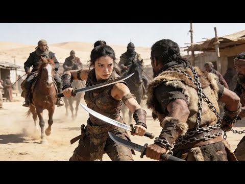 Kung fu film! Bandits massacre a village, but a village girl is a kung fu master who wipes them out.