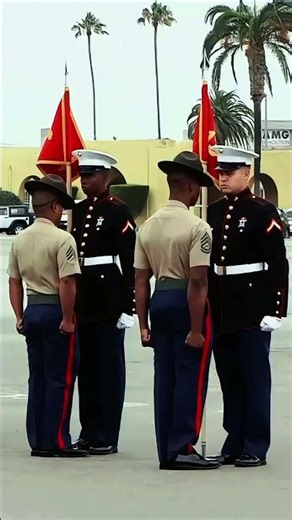 USMC Graduation Retire the Guidons #marinecorps #usmarines #bootcamp #semperfi #marines