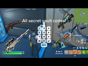 All fortnite go goated vault codes pt.2