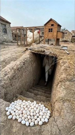 Building Wooden Log Cabin in Forest🌲🍓| Survival House Step by Step "9 #shorts #facts