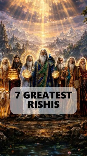 Meet the 7 Saptarishis | The Greatest Sages in Hindu Mythology #shorts #viral #aifusion