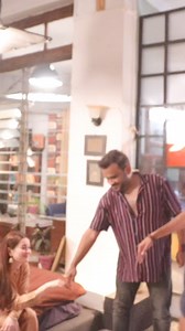 Warning: Laughter ahead! 😂 Have a look at these side-splitting BTS moments—can you guess which scenes had you cracking up the most? Be sure to catch #KabhiMainKabhiTum on #ARYDigital Monday and Tuesday at 8:00 PM. #bigbangentertainment #Mustafa #Sharjeena @mustafafahad26 @haniaheheofficial | Big Bang Entertainment