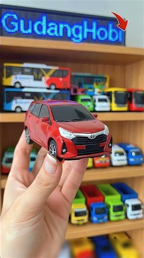 Ai Video Miniatur 3D Print Toyota Calya 2019 Skala 1:43 Gratis Custom Platnomor