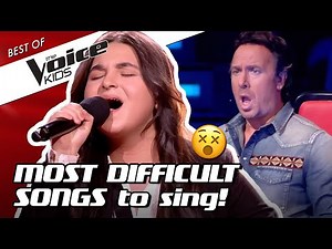 TOP 10 | The HARDEST SONGS to sing in The Voice Kids! 😵(part 3)
