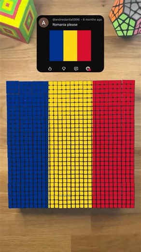 Making the Flag of ROMANIA! 🇷🇴