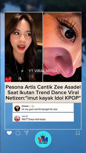 Zee Asadel, the Beautiful Artist, Joins the Viral Dance to an Eastern Song #zeeasadel #trenddance...