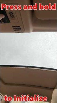 BMW sunroof initialize - Most all BMW sunroof initialize process step - by - step. E83 X3 + 3 series