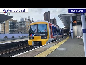 *Network SouthEast Class 465* Trains at London Waterloo East - 25.02.2025