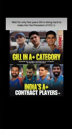 Wait for only few years GG is doing hard to make him the President of ICC