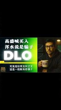 高盛喊买入，浑水要做空！DLO究竟是拉美支付之王，还是一枚财务炸弹？ #usstocks #美股 #美股分析 #花街永不眠 #华尔街 #投资策略