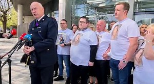 34K views · 794 reactions | Chief Superintent Finbarr Murphy addresses media at the Criminal Courts of Justice following the sentencing hearing for the murder of Jennifer Poole in April 2021. On this national Go Purple Day An Garda Síochána together with domestic abuse support services across Ireland are sending the strong message - we are here for you #GoPurple #GoPurpleDay | An Garda Síochána | Facebook