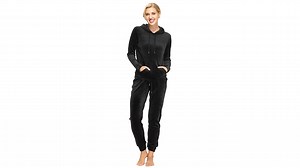 Watch Women's 2 Piece Solid Velour Tracksuits on Amazon Live