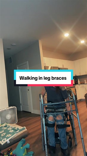 I’ve been walking in my KAFO’s leg braces. #walkinginlegbraces #kafolegbraces #incompleteparaplegic #spinalcordinjuryrecovery