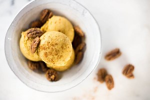 Easy No-Churn Pumpkin Ice Cream | Vegan, GF, Dairy-Free