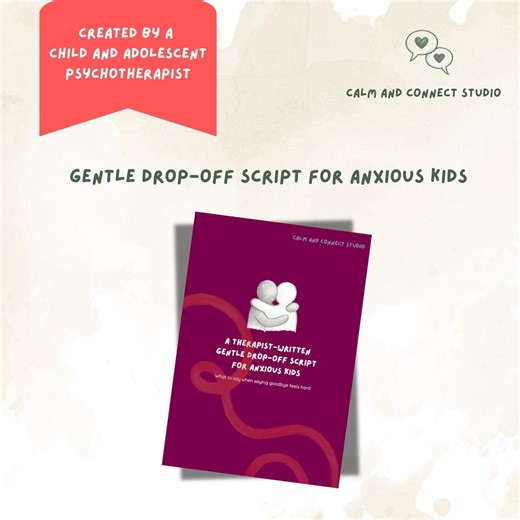 School Drop-off Script | Separation Anxiety Resource (PDF Download) - Etsy