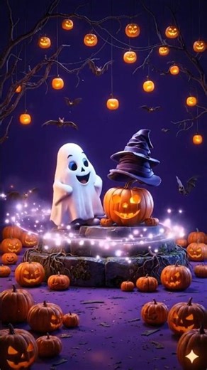 Witching Hour in the Pumpkin Patch 😰 #ai