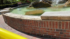 Vandalized fountain in Safety Harbor still a mystery