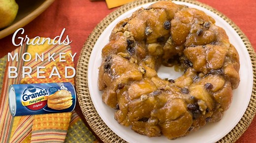 Did someone say Monkey Bread? Yes! This recipe is perfect for the holidays. | Pillsbury