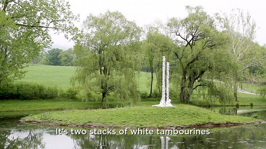 Artist Allison Janae Hamilton describes the inspiration behind her site-specific sculpture "The peo-ple cried mer-cy in the storm", part of Storm King's 2018 Exhibition "Indicators: Artists on Climate Change" | Storm King Art Center