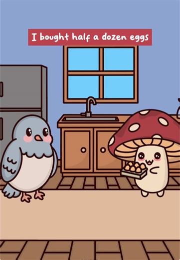Funny Animated Idioms Featuring Friends and Birds
