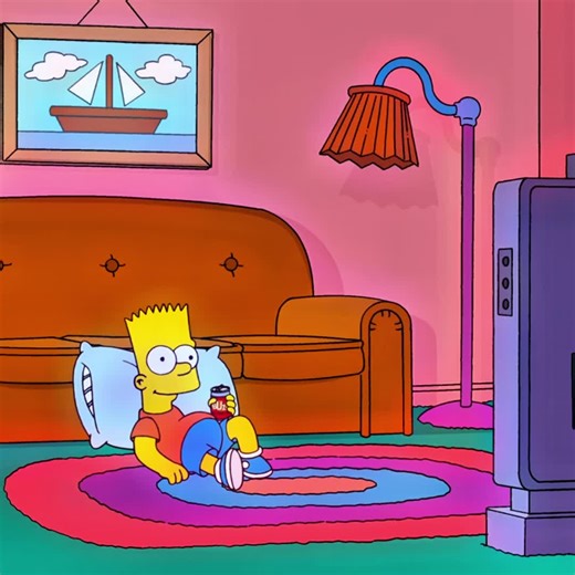 Bart y su aventura animada de kung fu.#simpsons | bart simpson