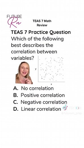 Identifying Correlation in TEAS 7 Math Graphs