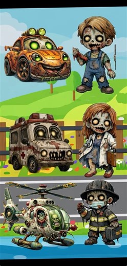 Zombies🧟 #zombieattack #automobile #zombieapocalypse #zombieworld #cartoon #animation #zombieshorts