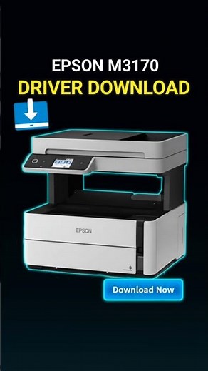 ✅ Epson M3170 Driver Download कैसे करें? 🖨️