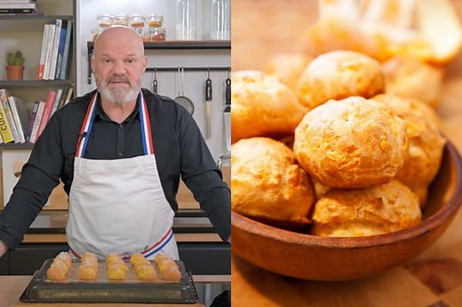 Gougères au fromage : la recette inratable de Philippe Etchebest