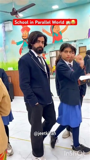 School in Parallel World 🏫😂 #shorts #ytshorts #teratrigun #paralleluniverse