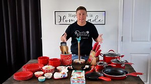 17 reactions · 3 comments | We’re giving away this Brand New 60 Piece Pioneer Woman Pots & Pans Set! 鸞朗 Including Cast Irons, Measuring Cups and Spoons, a Cow Butter Dish, Cowboy Boot Salt & Pepper Shakers and this Adorable Chicken Paper Towel Holder!  Click the link Below to Enter!  | Rustic Territory | Facebook