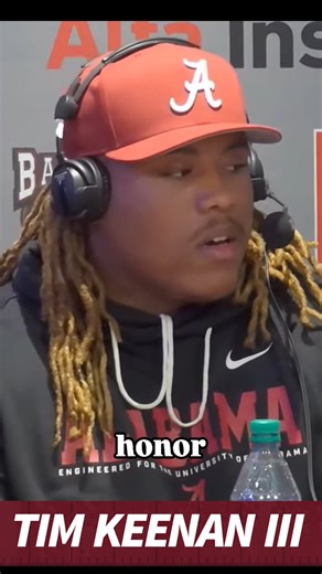 "It was definitely a blessing and an honor to have that captain title above my name." 🎙️: @timkeenan3 on being voted @alabamafbl team captain this year #rolltide🐘 | @alfa_insurance #alabamafootball #collegefootball #rolltide | Crimson Tide Sports Network
