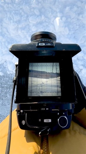 Morning Light on Snow | Rollei RPX 100