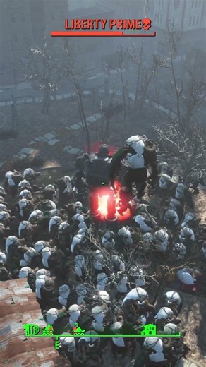 100 Swans vs Liberty Prime #fallout