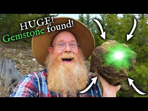 HUGE! Gemstone found on Private Gem Claim.