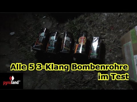 Pyroland 3-tone Bomb Tubes | All 5 varieties