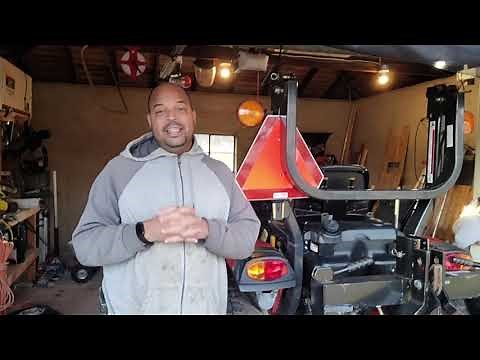 Regular routine maintenance for my Kioti CK2610 tractor