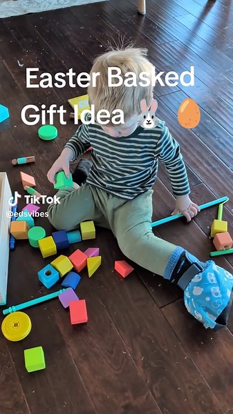 Loveevery Block Set will make the perfect gift idea for any occasion and holiday. #greenish #easterbasket #giftforkids #easter #toy